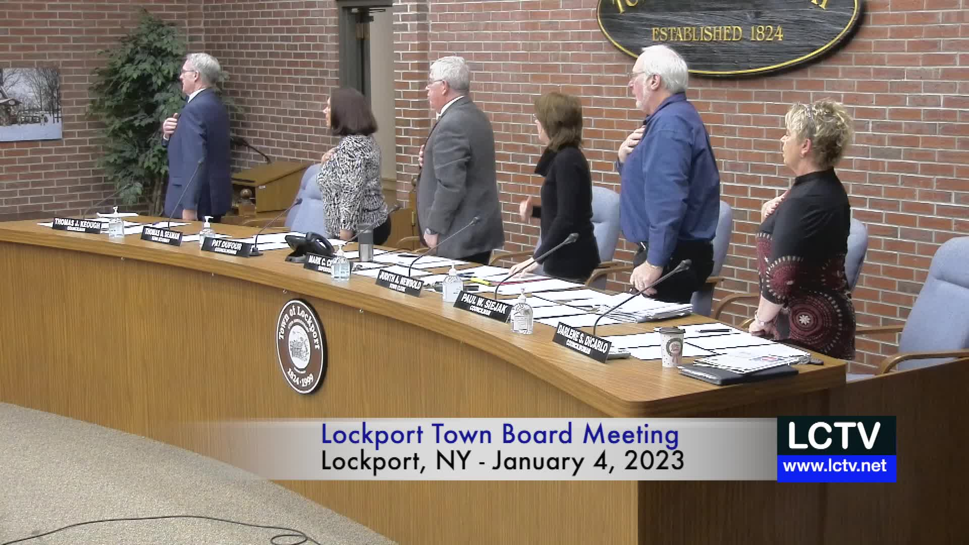 Thumbnail image for Lockport Town Board Meeting 1-4-2023